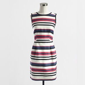 J Crew NWT Multicolor Stripe‎ Dress, Size 10